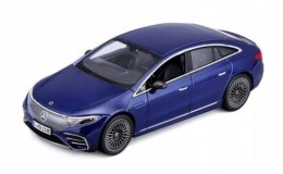 Model kompozytowy Mercedes-Benz EQS 2022 niebieski 1/27 Maisto