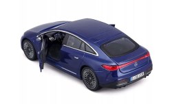 Model kompozytowy Mercedes-Benz EQS 2022 niebieski 1/27 Maisto