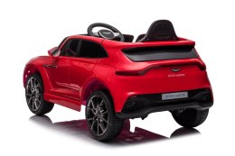 Aston Martin DBX na akumulator dla dzieci Czerwony + Pilot + EVA + Pasy + Wolny Start + Audio LED