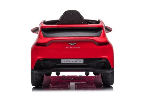Aston Martin DBX na akumulator dla dzieci Czerwony + Pilot + EVA + Pasy + Wolny Start + Audio LED