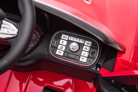 Aston Martin DBX na akumulator dla dzieci Czerwony + Pilot + EVA + Pasy + Wolny Start + Audio LED