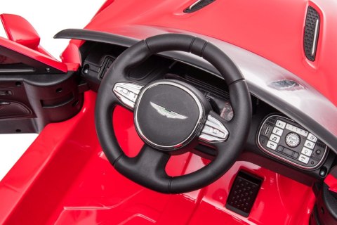 Aston Martin DBX na akumulator dla dzieci Czerwony + Pilot + EVA + Pasy + Wolny Start + Audio LED