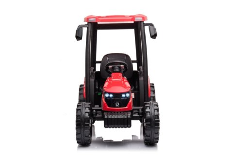 Traktor Na Akumulator Z Przyczepą Hercules Czerwony 24V
