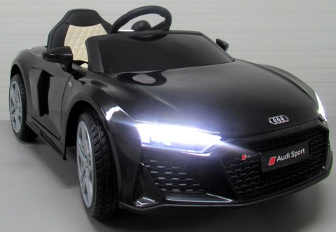 AUDI R8 Sport Czarny Auto na akumulator EVA Skóra pilot