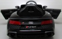 AUDI R8 Sport Czarny Auto na akumulator EVA Skóra pilot