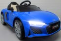 AUDI R8 Sport NIEBIESKI Auto na akumulator EVA Skóra pilot