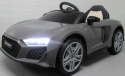 AUDI R8 Sport Szary Auto na akumulator EVA Skóra pilot