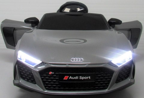 AUDI R8 Sport Szary Auto na akumulator EVA Skóra pilot