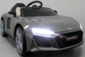 AUDI R8 Sport Szary Auto na akumulator EVA Skóra pilot