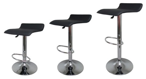 Hoker D1S Krzesło Barowe Fotel obrotowy Ekoskóra Regulowana wysokość