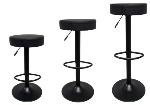 Hoker D5B Krzesło Barowe Fotel obrotowy Ekoskóra Regulowana wysokość