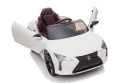 Lexus LC500 na akumulator dla dzieci Biały + Pilot + Wolny Start + EVA + Audio LED