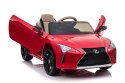 Lexus LC500 na akumulator dla dzieci Czerwony + Pilot + Wolny Start + EVA + Audio LED