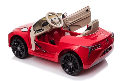 Lexus LC500 na akumulator dla dzieci Czerwony + Pilot + Wolny Start + EVA + Audio LED