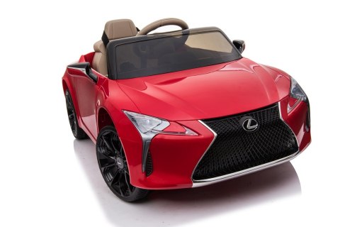 Lexus LC500 na akumulator dla dzieci Czerwony + Pilot + Wolny Start + EVA + Audio LED
