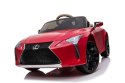 Lexus LC500 na akumulator dla dzieci Czerwony + Pilot + Wolny Start + EVA + Audio LED