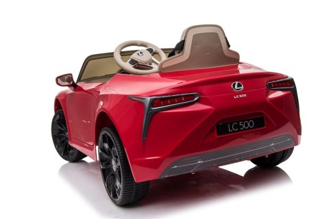 Lexus LC500 na akumulator dla dzieci Czerwony + Pilot + Wolny Start + EVA + Audio LED