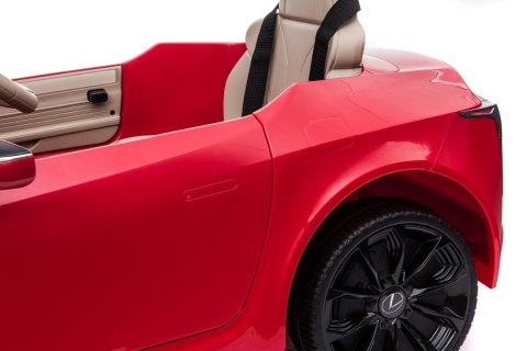 Lexus LC500 na akumulator dla dzieci Czerwony + Pilot + Wolny Start + EVA + Audio LED