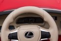 Lexus LC500 na akumulator dla dzieci Czerwony + Pilot + Wolny Start + EVA + Audio LED