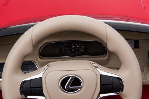 Lexus LC500 na akumulator dla dzieci Czerwony + Pilot + Wolny Start + EVA + Audio LED