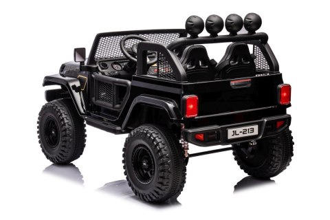 Auto terenowe OFF-ROAD 3.0 dla dzieci Czarny + Pilot + Wolny Start + Pasy + Audio LED