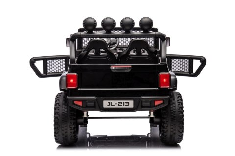 Auto terenowe OFF-ROAD 3.0 dla dzieci Czarny + Pilot + Wolny Start + Pasy + Audio LED
