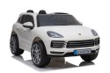 Porsche Cayenne S na akumulator dla dzieci Lakier Biały SUV + Pilot