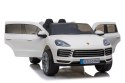 Porsche Cayenne S na akumulator dla dzieci Lakier Biały SUV + Pilot