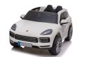 Porsche Cayenne S na akumulator dla dzieci Lakier Biały SUV + Pilot