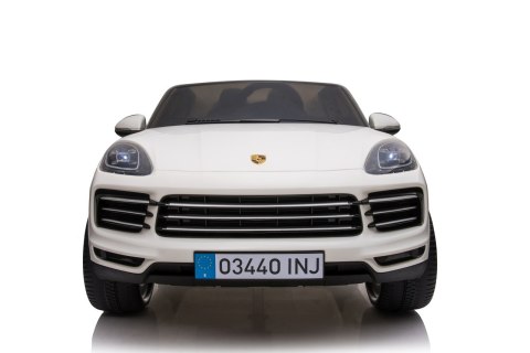 Porsche Cayenne S na akumulator dla dzieci Lakier Biały SUV + Pilot