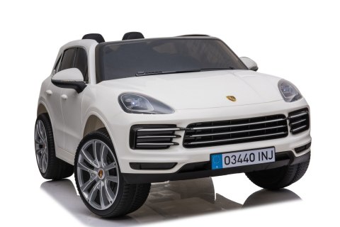 Porsche Cayenne S na akumulator dla dzieci Lakier Biały SUV + Pilot