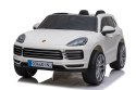 Porsche Cayenne S na akumulator dla dzieci Lakier Biały SUV + Pilot