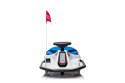 Pojazd Racing Drifter na akumulator dla dzieci Biały + Funkcja driftu + Audio LED