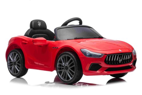 Maserati Ghibli na akumulator dla dzieci Czerwony + Pilot + EVA + Wolny Start + LED Audio