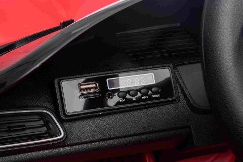Maserati Ghibli na akumulator dla dzieci Czerwony + Pilot + EVA + Wolny Start + LED Audio