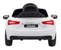 Maserati Ghibli na akumulator dla dzieci Biały + Pilot + EVA + Wolny Start + LED Audio