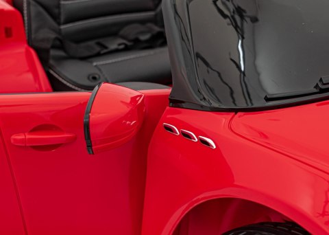 Maserati Ghibli na akumulator dla dzieci Czerwony + Pilot + EVA + Wolny Start + LED Audio