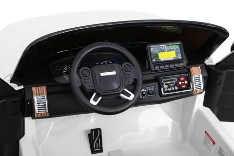 Range Rover HSE 2-osobowe Autko dla dzieci Biały SUV + Pilot