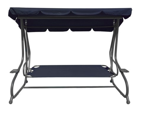 Ogromna Huśtawka Ogrodowa Siedzisko Plecionka 2x1 Liście Monstery