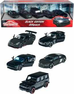 Zestaw pojazdów Majorette Black Edition 5 sztuk Simba
