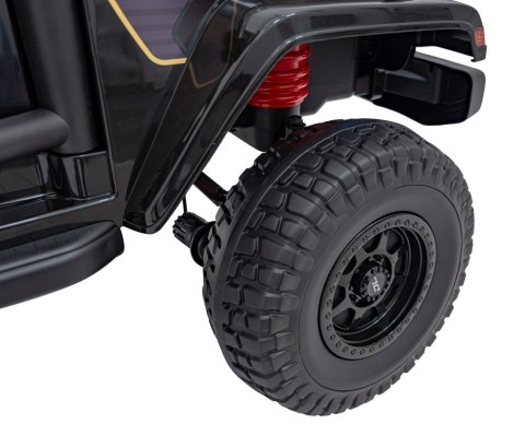 Auto terenowe OFF-ROAD 3.0 dla dzieci Czarny + Pilot + Wolny Start + Pasy + Audio LED