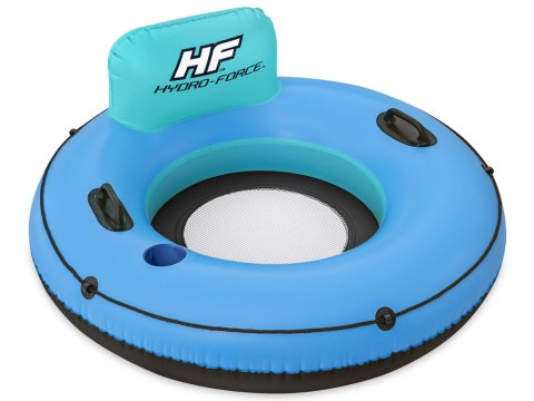 Bestway duże dmuchane koło z oparciem 106 cm dla dzieci i dorosłych 43108