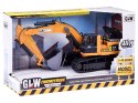 Pojazd budowlany Koparka samochód z dźwiękiem i światłem ZA5012