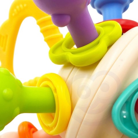 WOOPIE BABY Kolorowa Grzechotka w Kształcie Piłki 0m+