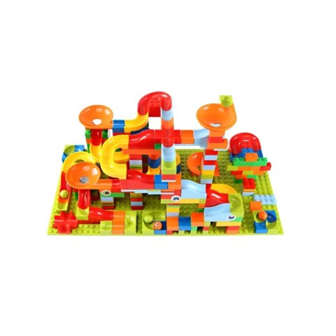 WOOPIE Tor Kulkowy Kulodrom Zjeżdżalnia dla Kulek Konstrukcja 340 el.