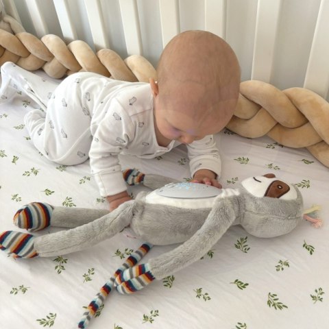 WOOPIEBABY Interaktywna Przytulanka Projektor 2w1 Usypiacz Lemur