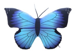 Maskotka Pluszowy Motyl Niebieski Poduszka 50 x 40 cm