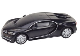 Auto Bugatti Veyron Chiron Samochód Zdalnie Sterowany RC Czarny 1:24
