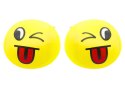 Miękka Piłeczka Piłka Buźka Emoji Żółta 9cm