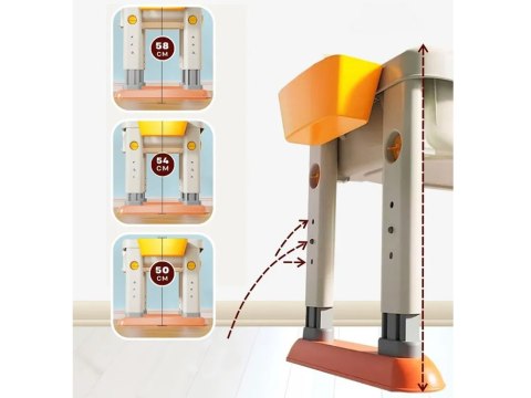 Regulowany Stolik 3w1 Dwustronny blat Zestauw do bdowania klocków ZA5160